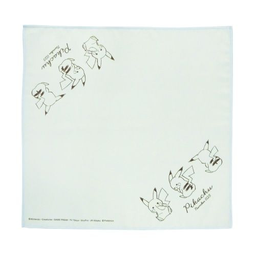 Pokemon Center Original Antibacterial Lunch Cloth Pikachu 025 - Mint