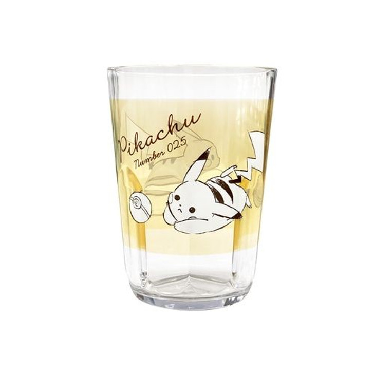 Pokemon Center Original Clear Cup Pikachu 025 - Yellow