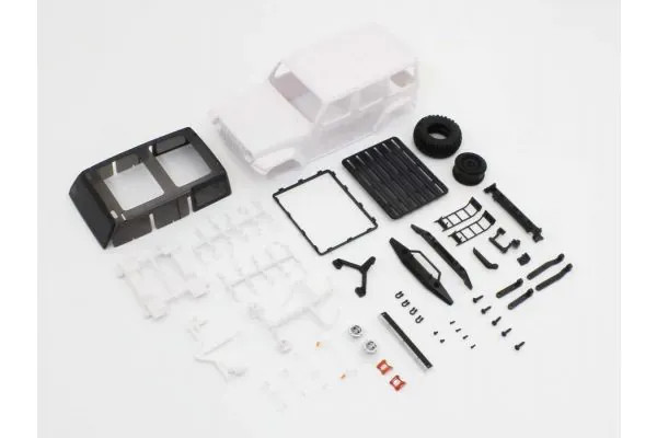 Kyosho MXN07 JEEP WRANGLER Unlimited RUBBICON w/Accessory WhiteBody Set