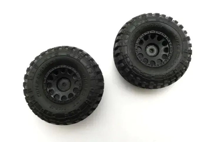 Kyosho MXTH003HW Premounted Tire/Wheel w/Weight 2pcs INTERCO TIRE