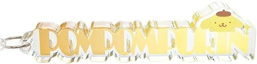 T's Factory Sanrio Acrylic Name Block Keychain - Pom Pom Purin