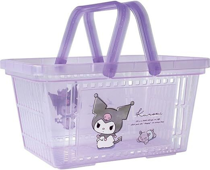 T's Factory Sanrio Clear Chara Basket Nuance / Kuromi