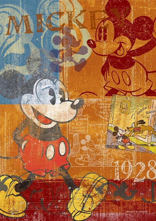 Yanoman Wooden Jigsaw Puzzle 33-19 Disney Mickey Mouse (300 Small Pieces)