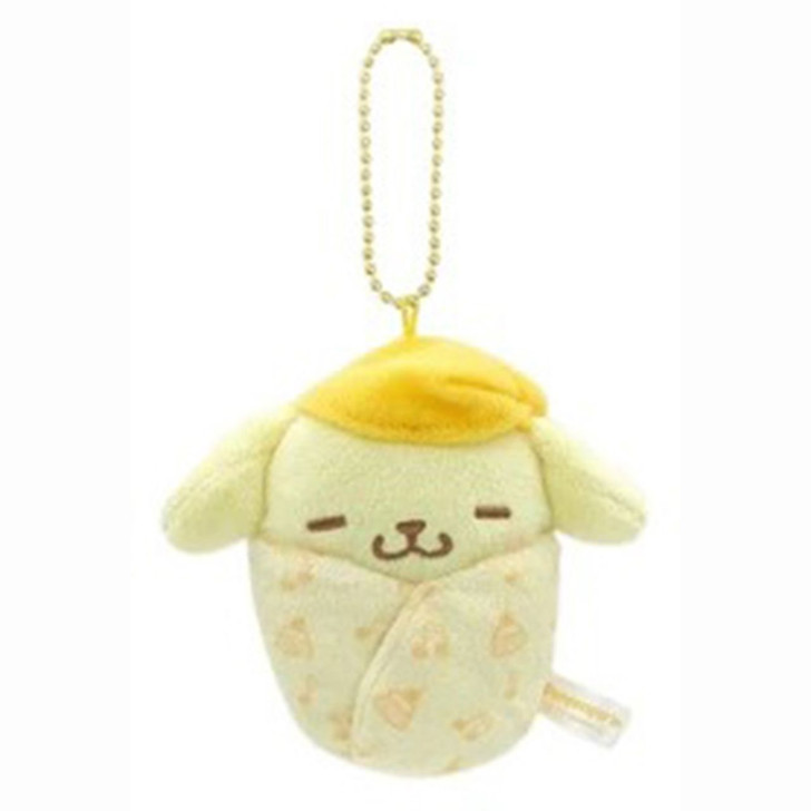 Sanrio Keychain Pompompurin Swaddled