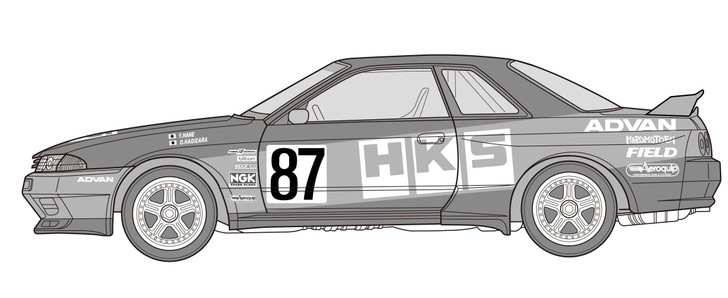 Fujimi Inch Up 1/24 HKS SKYLINE (Skyline GT-R [BNR32 Gr.A ver.] 1992) Plastic Model