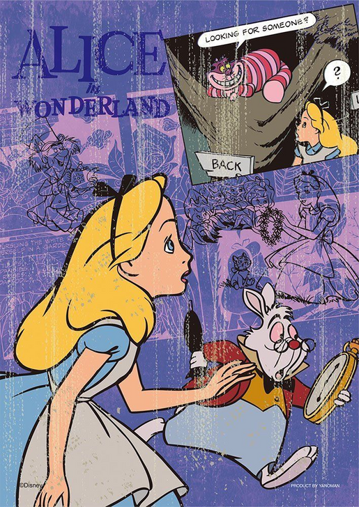 Yanoman Wooden Jigsaw Puzzle 33-20 Disney Alice in Wonderland (300 Small Pieces) (4979817180204)