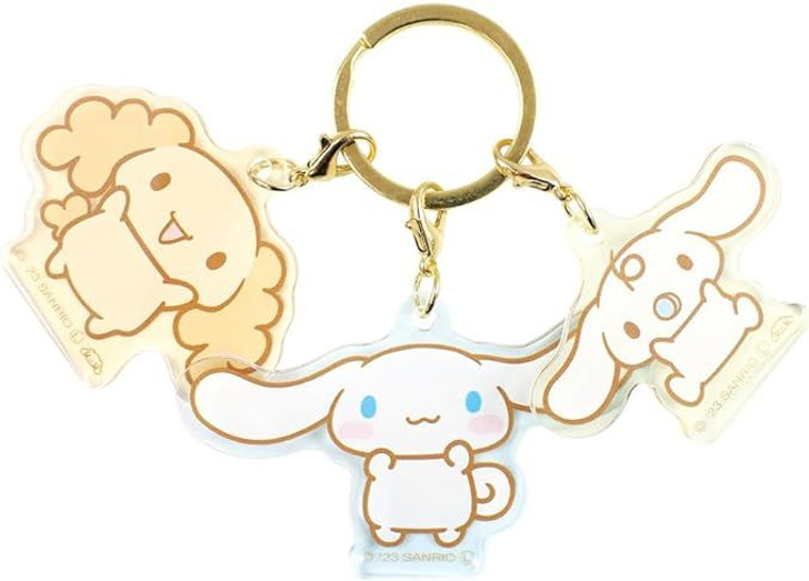 Sanrio 3 Charm Keychain Cinnamoroll