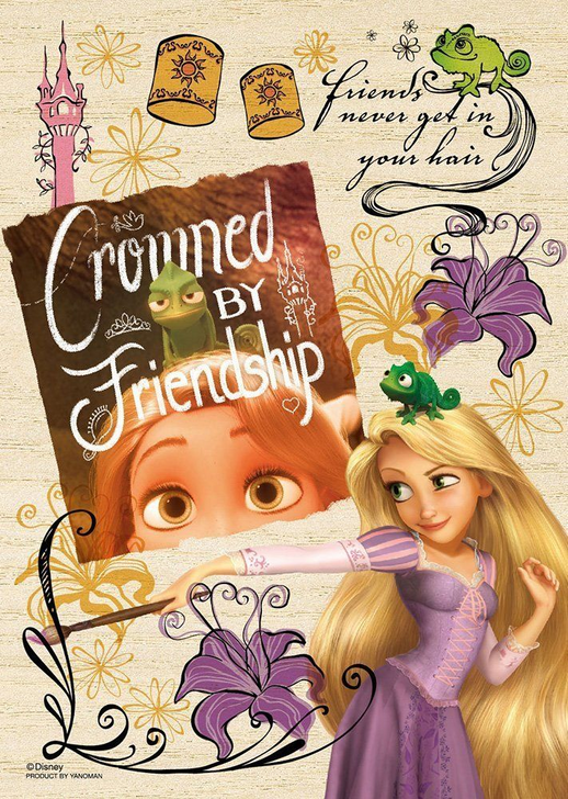 Yanoman Wooden Jigsaw Puzzle 33-26 Disney Tangled Rapunzel (300 Small Pieces) (4979817180266)