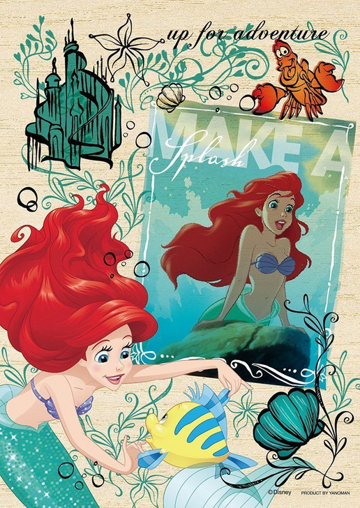 Yanoman Wooden Jigsaw Puzzle 33-27 Disney Little Mermaid Ariel(300 Small Pieces) (4979817180273)