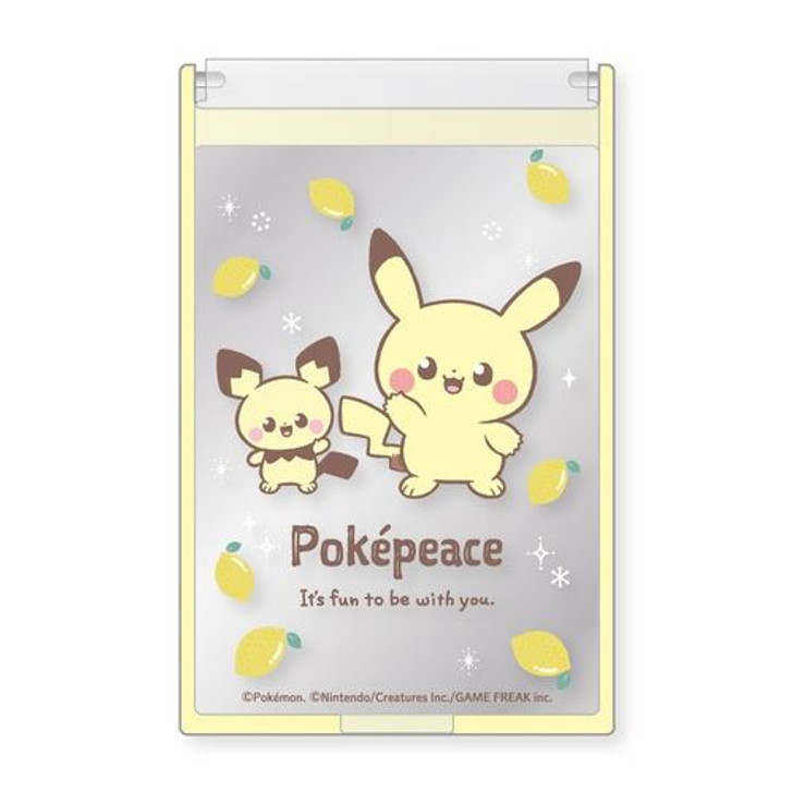 Pokemon Center Original PokePeace Small Folding Mirror - Pikachu & Pichu