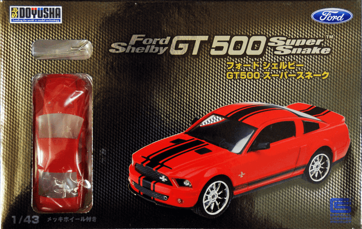 Doyusha 002322 Ford Shelby GT 500 Super Snake 1/43 Scale plastic model Kit (4975406002322)