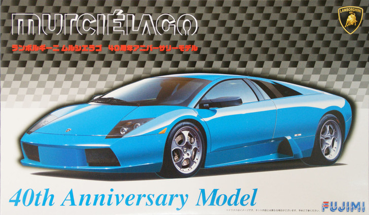 Fujimi RS-75 Lamborghini Murcielago 40th Anniversary Model 1/24 Scale Kit (4968728125886)