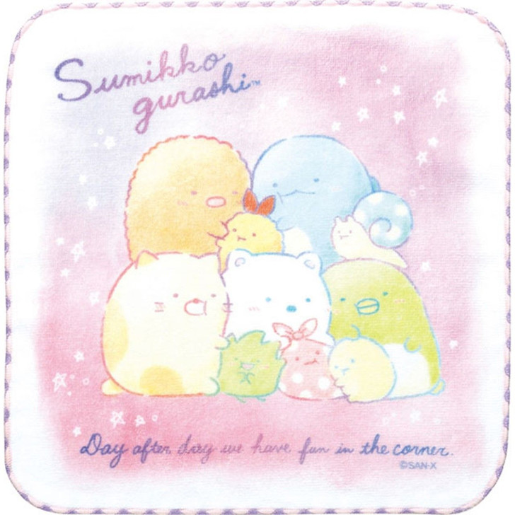 San-x Sumikko Gurashi Mini Towel Pastel Dreams