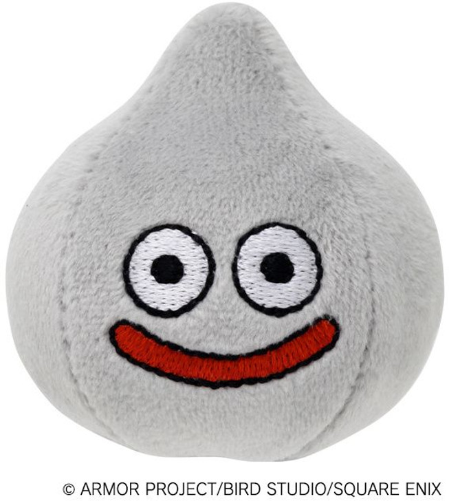 Square Enix Smile Slime Let's Squeeze! Plush: Metal Slime (Dragon Quest)
