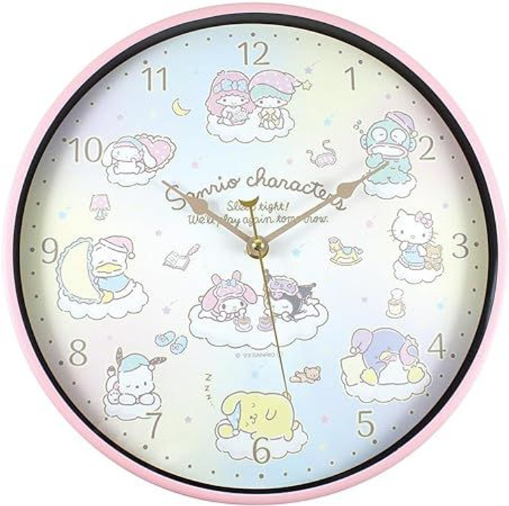 T's Factory Sanrio Luminescent Wall Clock Dream