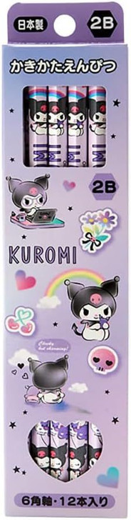 Sanrio 2B Pencil Set of 12 Kuromi