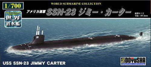 Doyusha 301043 USS SSN-23 Jimmy Carter Submarine 1/700 Scale Kit (4975406301043)