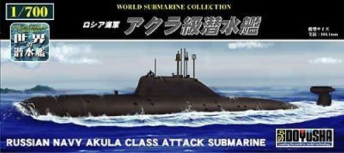 Doyusha 301050 Russian Navy Akula Class Attack Submarine 1/700 Scale Kit (4975406301050)