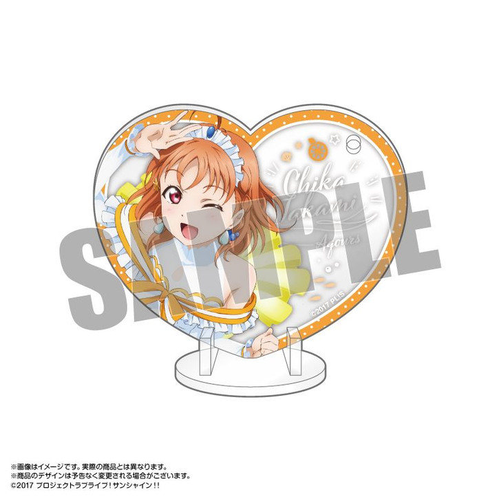 Pikuria Acrylic Keychain & Stand - Chika Takami (Love Live