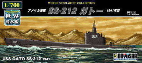 Doyusha 301128 USS Gato SS-212 1941 Submarine 1/700 Scale Kit (4975406301128)