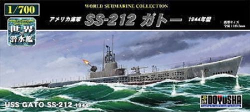 Doyusha 301135 USS Gato SS-212 1944 Submarine 1/700 Scale Kit (4975406301135)