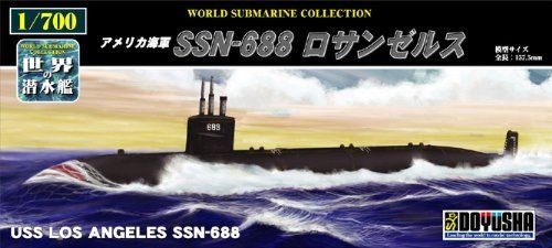 Doyusha 301142 USS Los Angeles SSN-688 Submarine 1/700 Scale Kit (4975406301142)