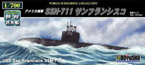 Doyusha 301159 USS San Francisco SSN-711 Submarine 1/700 Scale Kit (4975406301159)