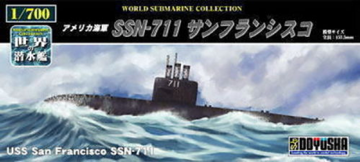 Doyusha 301159 USS San Francisco SSN-711 Submarine 1/700 Scale Kit