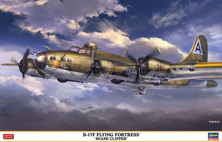 Hasegawa 1/72 B-17F Flying Fortress Miami Clipper Plastic Model