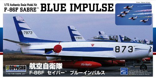 Doyusha 400920 F-86F SABRE Blue Impulse 1/72 Scale Plastic Kit (4975406400920)