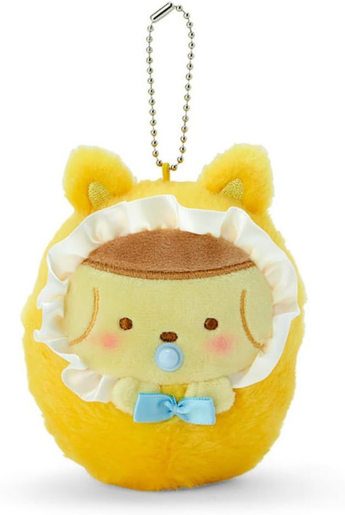 Sanrio Mascot Holder Pom Pom Purin (Swaddled Baby Series)