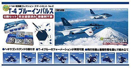 Doyusha 401354 T-4 Blue Inpulse 6 Set 1/144 Pre-painted Scale Kit (4975406401354)