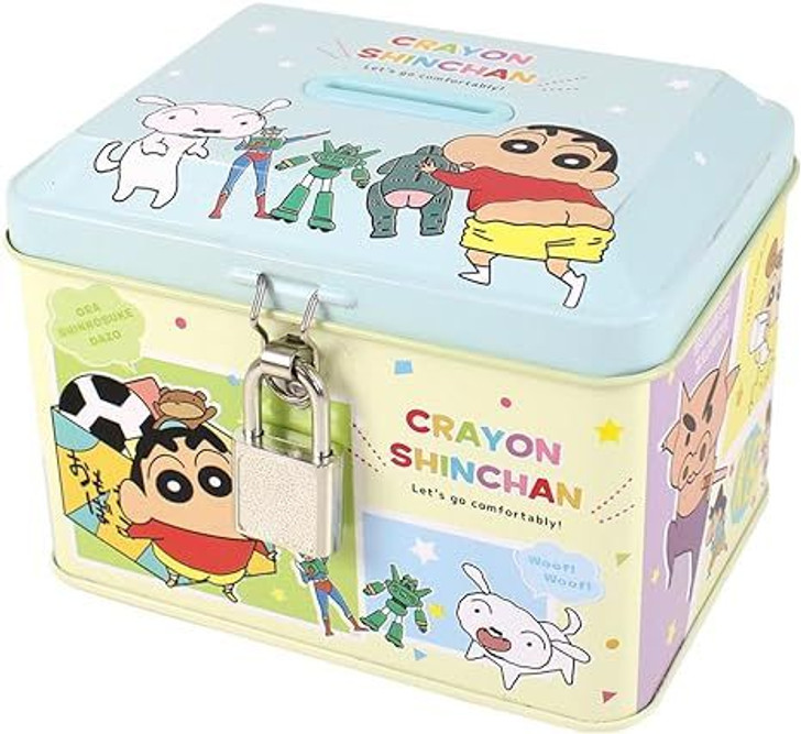 T's Factory Crayon Shin-chan Can Bank with Lock