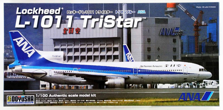 Doyusha 420416  L-1011 TriStar ANA Nippon Airway Triton Blue 1/100 Scale Kit (4975406420416)