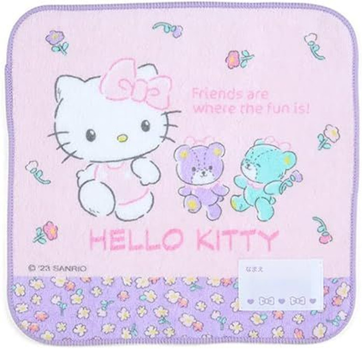 Sanrio Petit Towel with Name Tag - Hello Kitty
