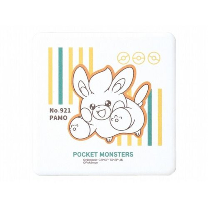 Pokemon Center Original Water Absorbent Ceramic Square Coaster / Pawmi