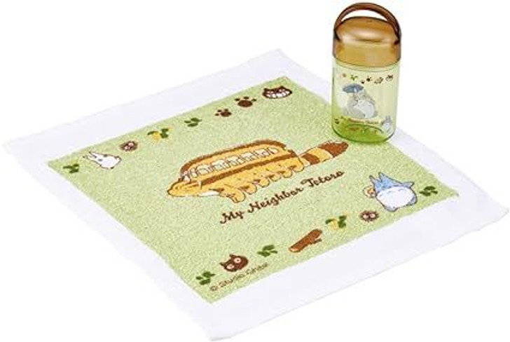 Skater Studio Ghibli Towel with Towel Case Cat Bus