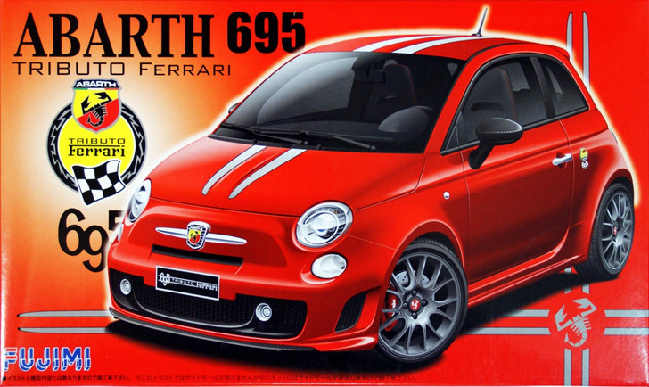 Fujimi RS-83 Abarth Ferrari 695 1/24 Scale Kit (4968728123844)