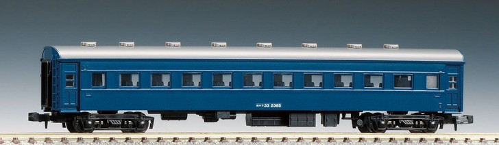 Tomix 2516 JNR Passenger Car Type OHAFU 33 (Postwar Type/Blue) (N scale)