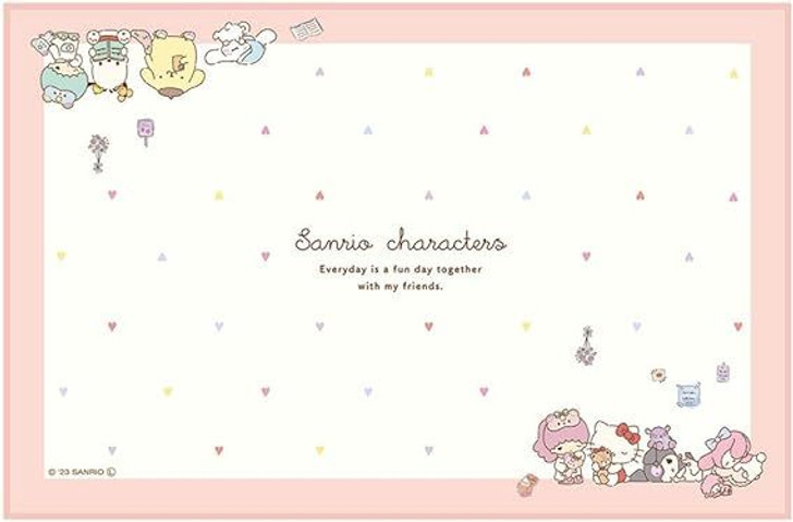 T's Factory Sanrio Large Lunch Cloth Sanrio Characters / Fluffy Romance