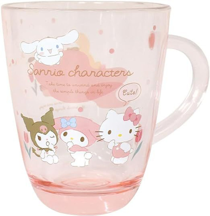T's Factory Sanrio Acrylic Cup with Handle Girly Time