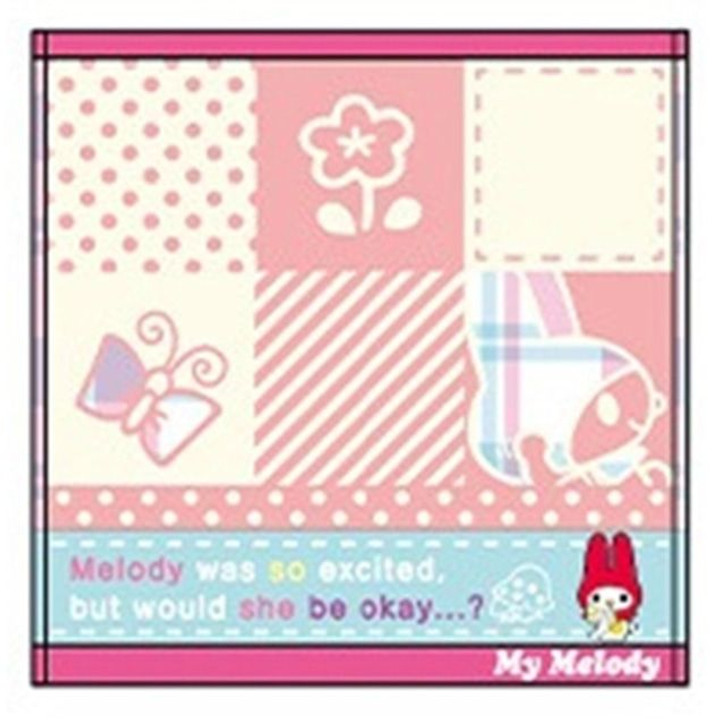 Marushin Sanrio Mini Towel - My Melody (Retro Block)