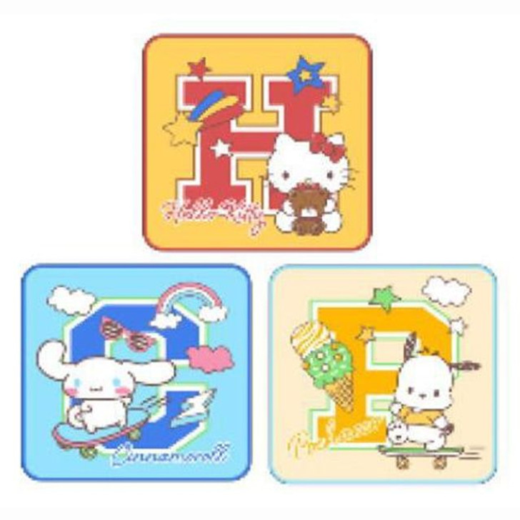 Sanrio Petit Towel Set (3 pcs) Sanrio College Logo