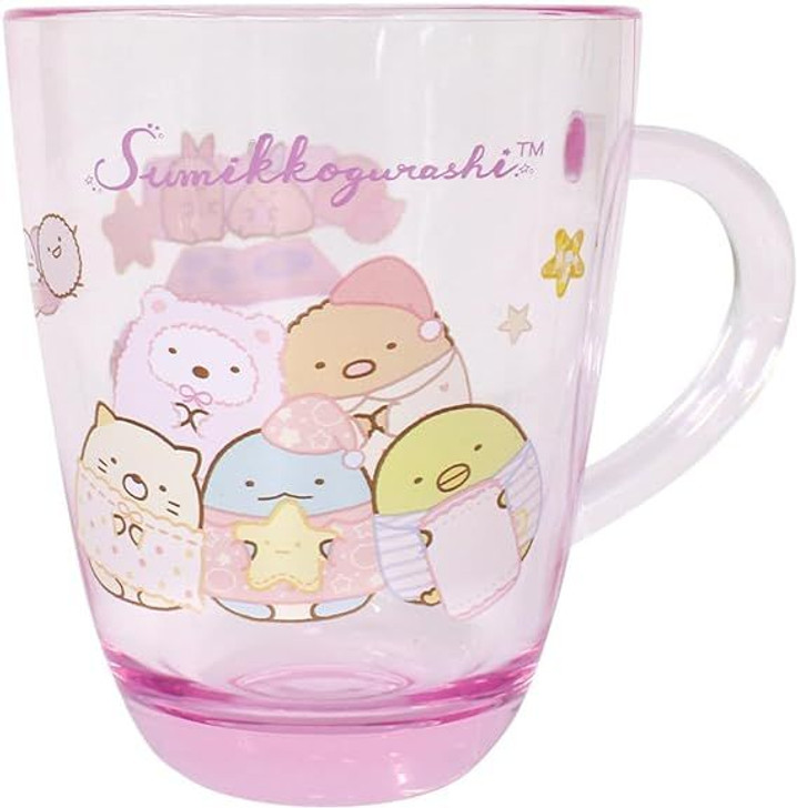 T's Factory Sumikko Gurashi Acrylic Cup with Handle Sleepover