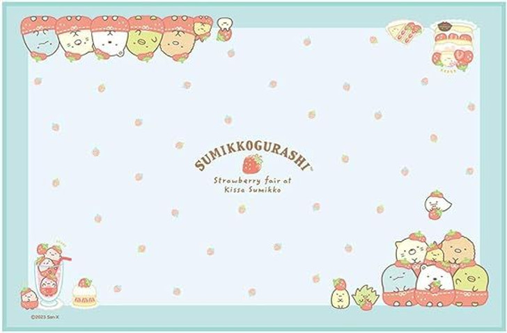 T's Factory Sumikko Gurashi Lunch Cloth Strawberry Fair