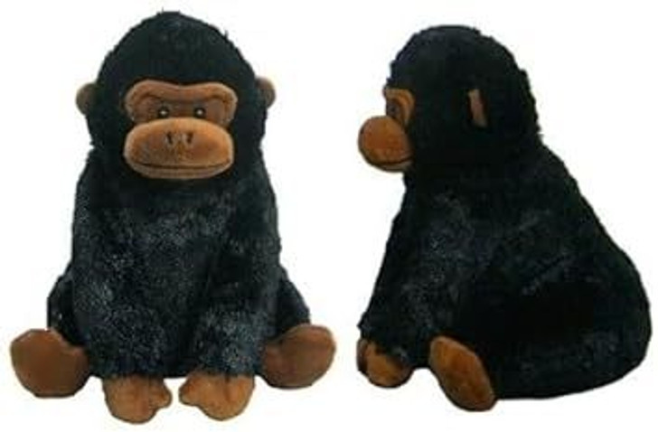 Amuse Relaxed Gorilla Plush Doll (Dark Black)