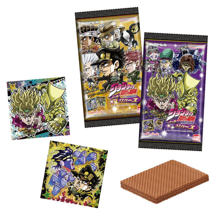 Bandai Candy Niformation Jojo's Bizarre Adventure: Stardust Crusaders Part 2 - Battle in Egypt Sticker Collection 20pc Box