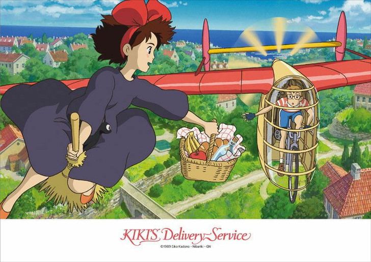 Ensky 108-632 Jigsaw Puzzle Studio Ghibli Kiki's Delivery Service Catch! (108 Pieces)