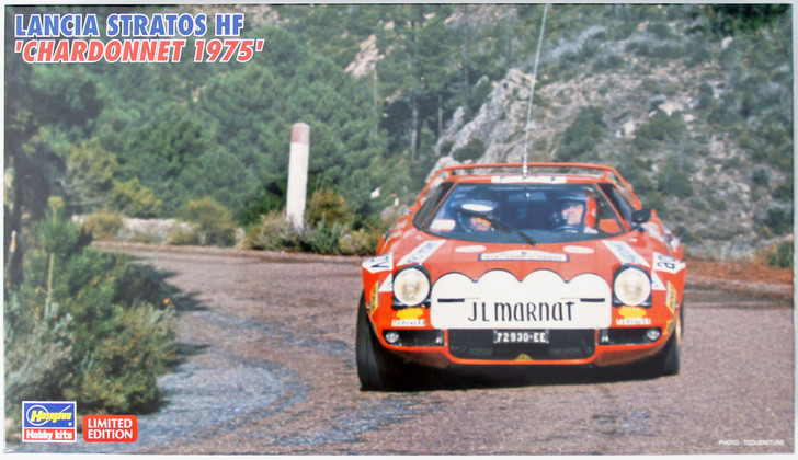Hasegawa 20282 Lancia Stratos HF Chardonnet 1975 1/24 Scale Kit (4967834202825)
