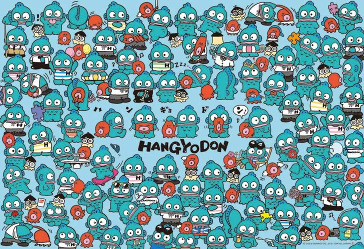 Jigsaw Puzzle Sanrio Love! Hangyodon! (300 Pieces)